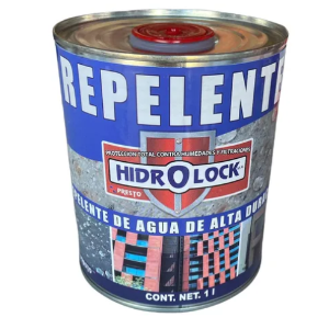 HIDROLOCK REPELENTE 1LITRO TRANSP.SATINADO PARA CONCRETO, LADRILLO, PIEDRA Y CANTERA