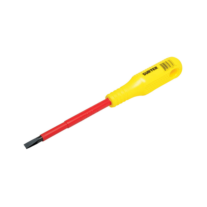 Desarmador amarillo dielectrico cab 1/4x6"