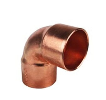 CODO 90 DE COBRE SOLDABLE 3/4