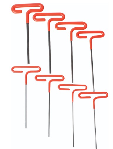 JUEGO 8 LLAVES T 6" VINIL 2-10MM HEX
