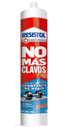 RESISTOL NO MAS CLAVOS 450 G EXT. RESIST. AL AGUA, ,