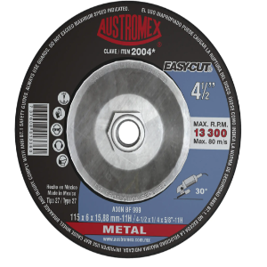 DISCO DE DESBASTE T.27 115 X 6 X 22.2 MM. A30BECA EASY CUT, ,