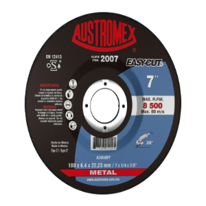 DISCO DE DESBASTE T.27 175 X 6 X 22.2 MM. A30BECA EASY CUT METAL, ,