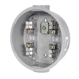 BASE MEDIDOR WATTIOMETRO P/4 TERMINALES CAT. 355S. E8, ,