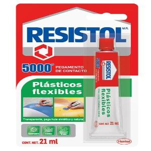 RESISTOL 5000 PLASTICOS FLEXIBLES 21 ML., ,