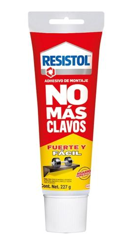RESISTOL NO MAS CLAVOS FUERTE Y FACIL 227 GR (2051734), ,