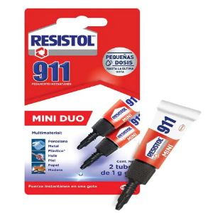 RESISTOL 911 MINI DUO 1G 2P, ,
