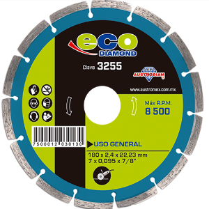 DISCO DIAMANTE SEGMENTADO 7X0.095X7/8, ,