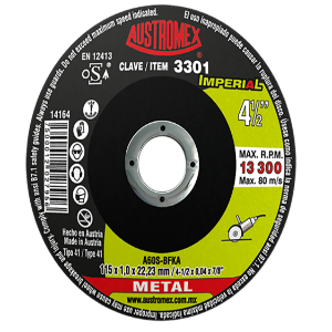 DISCO DE CORTE 115 X 1.0 X 22.2 A60S-BFK (P), ,