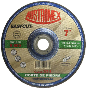 DISCO DE CORTE T.27 175 X 2.5 X 22.2 MM. 1C24R3B96JA EASY CUT, ,