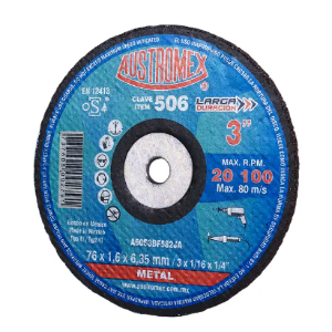 DISCO DE CORTE 75 X 1.6 X 6.4 MM. 760S3B582JA2 LARGA DURACION, ,