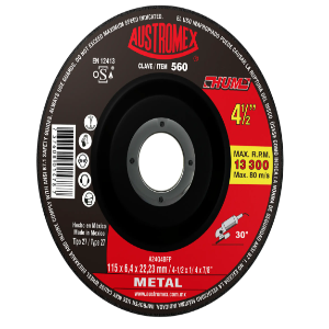 DISCO DE DESBASTE T.27 115 X 6 X 22.2 MM. A30PBF-HUM, ,