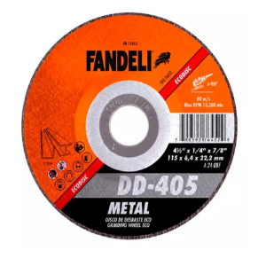 DISCO DE DESBASTE METAL 4" 1/2  (ECODISC-DD-405), ,