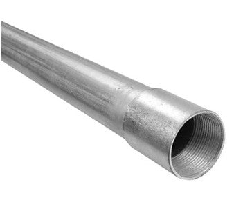 TUBO CONDUIT PARED GRUESA GALV. CON COPLE (1/2)