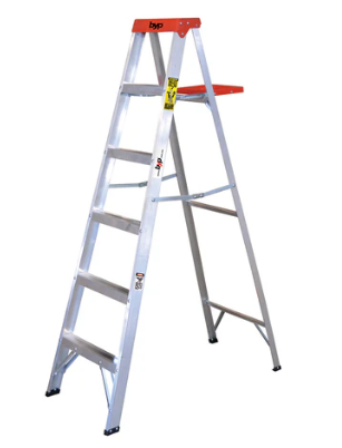 ESCALERA TIJERA TIPO III 5 ESC ROJA