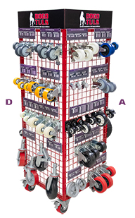 EXHIBIDOR DE RODAJAS 82 PZAS