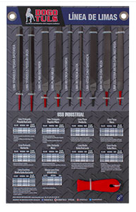 MUESTRARIO DE LIMAS USO INDUSTRIAL 10 PZ