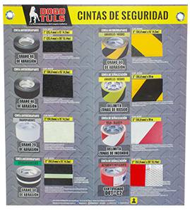 MUESTRARIO DE CINTAS DE SEGURIDAD