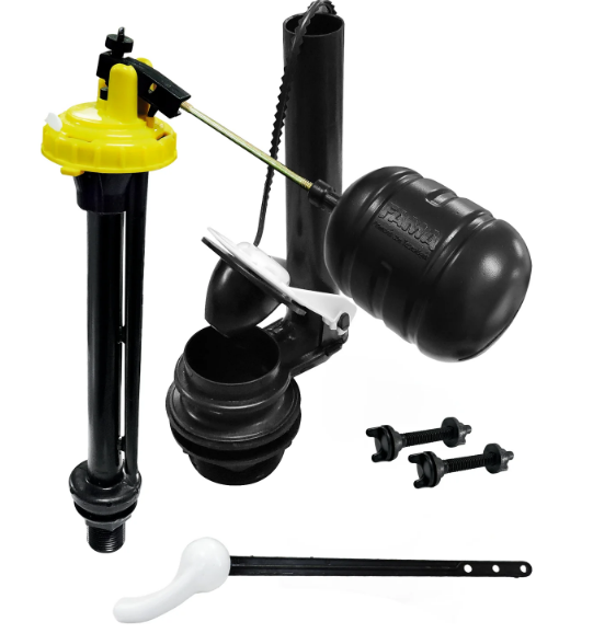 Herraje WC Econo-Max 2" x 10" Pal. Bca. B/Ngo M.Janet, Sin Esponjoso (2200)