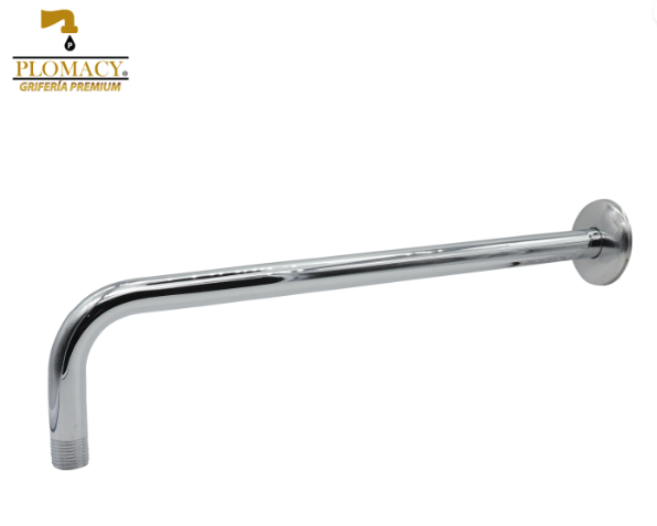 Brazo Para Regadera Largo 1/2" x 90B0 x 38cm. Plomacy (BRL90)