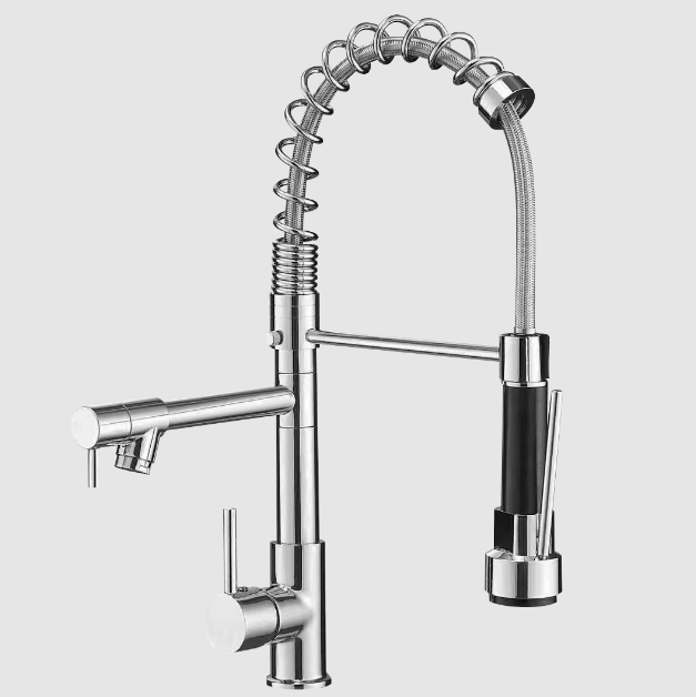 Mezcladora Monomando Fregadero Cuello Retractil con Spray Plomacy (MMF09)