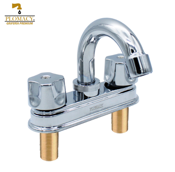 Mezcladora Para Lavabo 4" Maneral Tipo Uniersal  Plomacy  (PM4T)