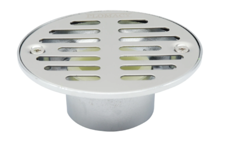 Resumidero Redondo 3 1/2" Anti-Cucarachas Salida a PVC 2" Plomacy (PRR2)