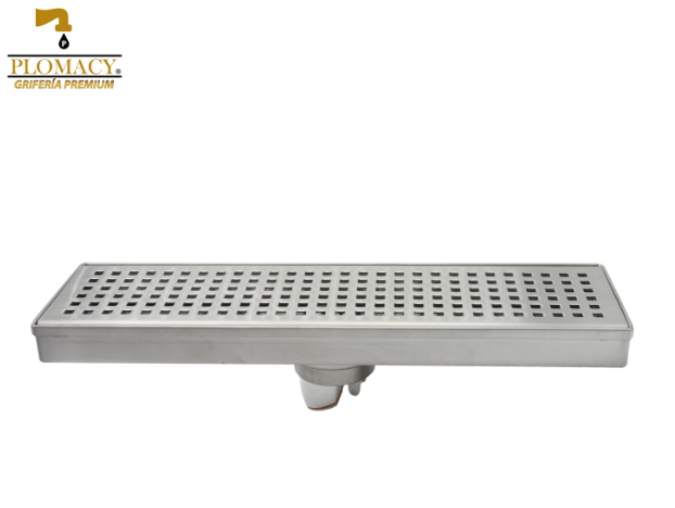 Resumidero Premium 8 x 30 Acero Inoxidble 304 Plomacy (R8X30)