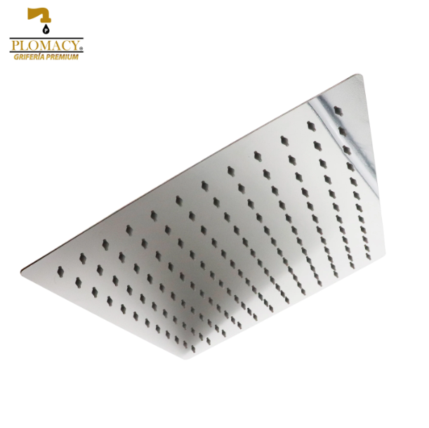 Regadera Cuadrada de 30cm Acero Inoxidable Plomacy (RC30)
