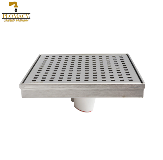 Resumidero Premium 6" x 6" Acero Inoxidable 304 Plomacy (RP6X6)