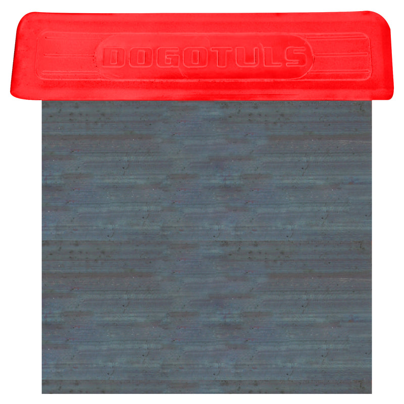 CUÑA DE ACERO CON MANGO MEDIANA 10X6,5CM