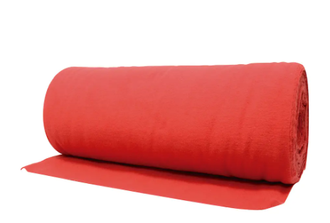 Franela rollo 50cmx50m rojo (Se vende por metro)