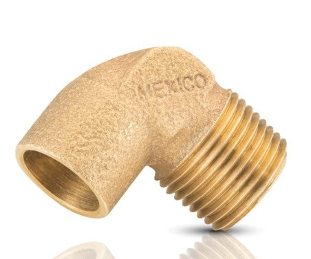 CODO DE COBRE ROSCA EXTERIOR 3/4 A01208M19