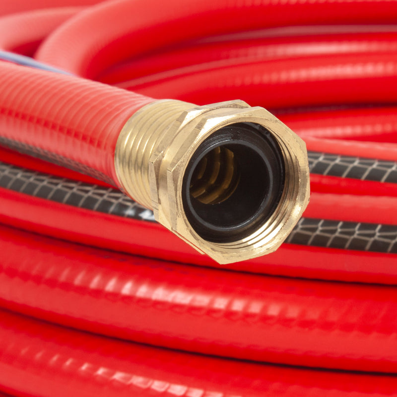 MANGUERA JARDIN USO RUDO 4 CAPAS 5/8"X15M ROJO Dogotuls