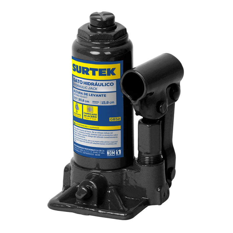 Gato hidraulic botella 2t