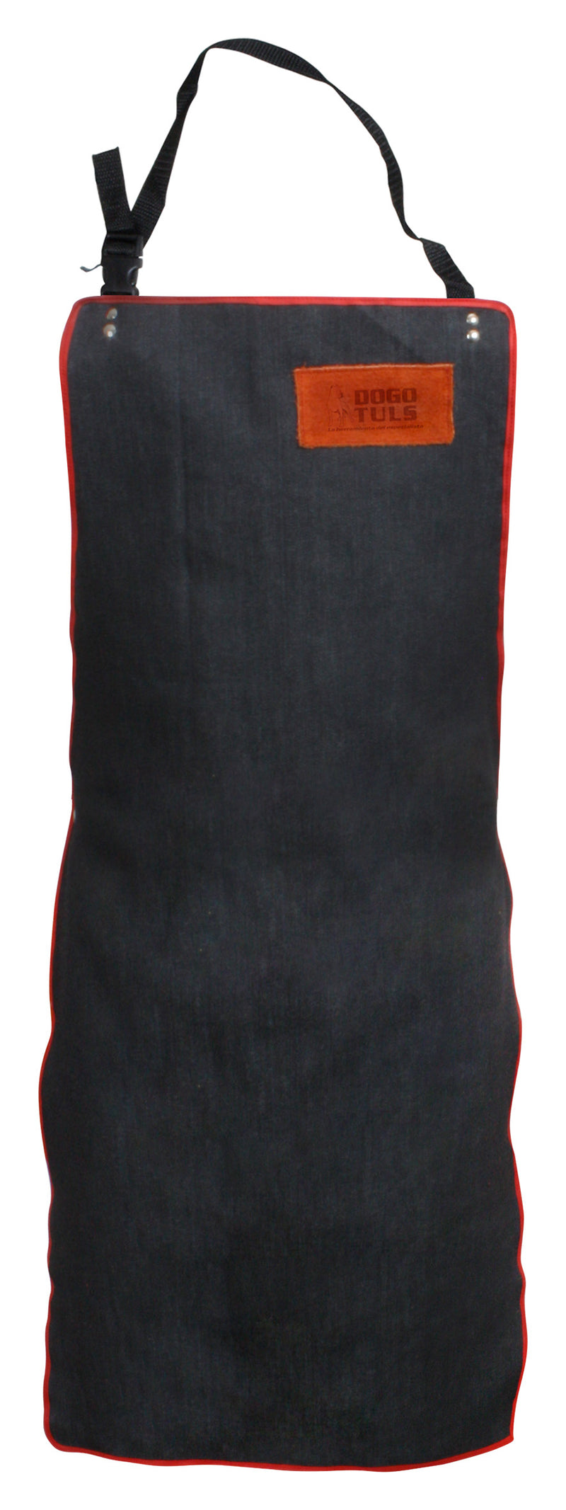 MANDIL DE MEZCLILLA CON DOS BROCHES