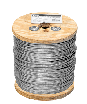 CABLE ACERO GALVANIZADO 3/32" 7X7 100mts (Se vende por metro)