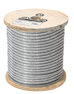 CABLE GALV C/F PVC 3/32-1/8" 7X7 100mt (Se vende por metro)
