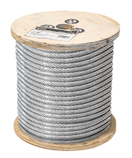 CABLE GALV C/F PVC 1/16-3/32" 7X7 100mt (Se vende por metro)