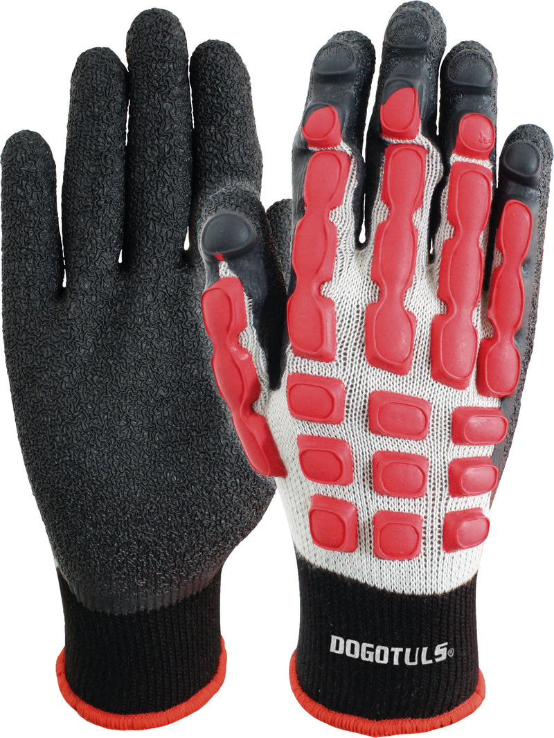 GUANTE ANTI IMPACTO CON LATEX NEGRO