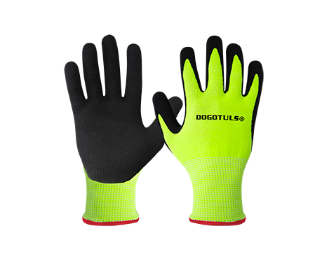 GUANTE ANTICORTE ALTAVISIBILIDAD NITRILO