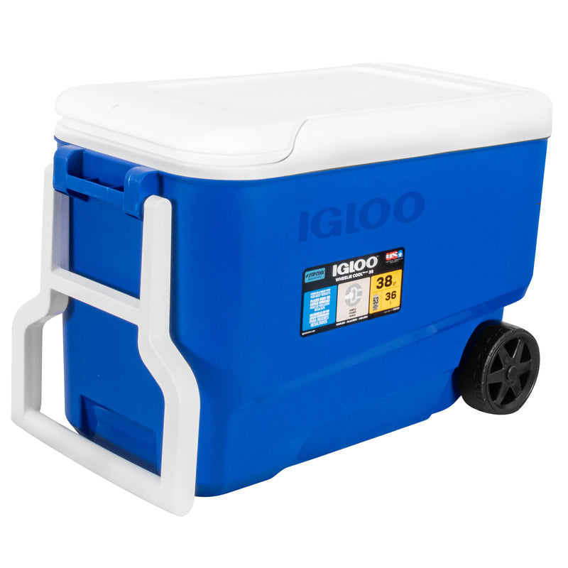 HIELERA IGLOO 38QT (35,96L)WHEELIE COOL