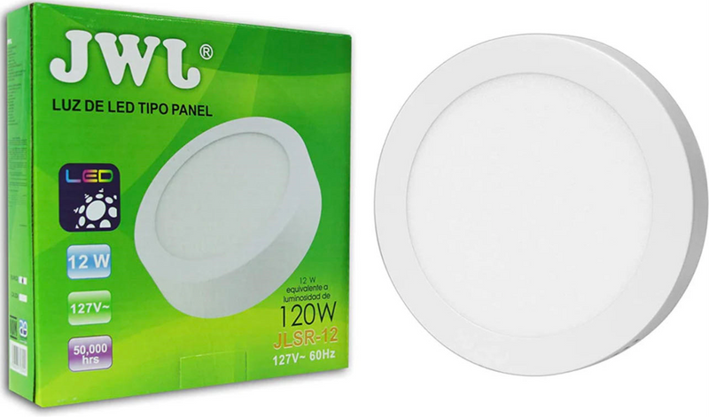 LED  SOBREPONER REDONDO 12W LUZ BLANCA