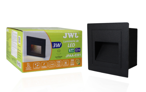 JPAA0301C LUMINARIO DE PARED 3W 2700K EXHIBIDOR