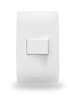 PLACA CON INTERRUPTOR SENCILLO 1 MODULO 10A