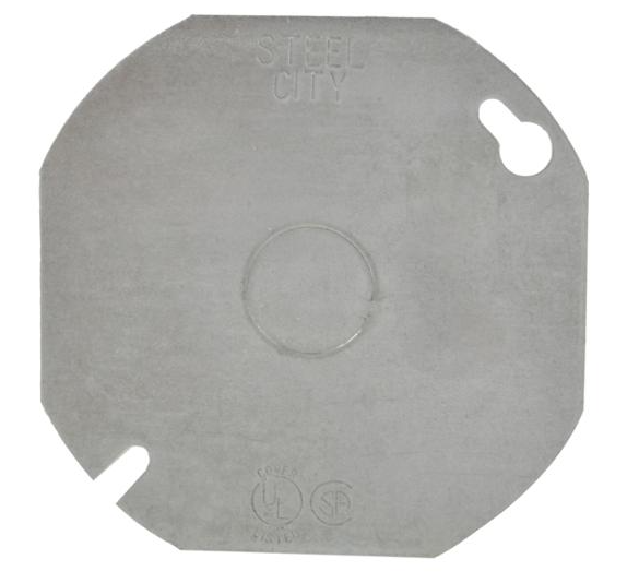 TAPA OCTAGONAL DE 4"