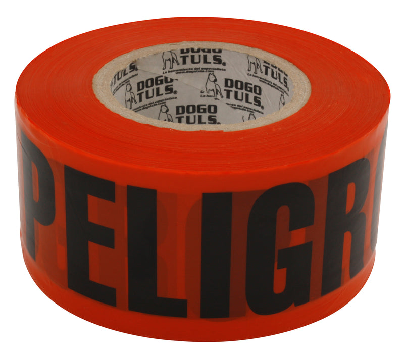CINTA ROJA "PELIGRO" 3" X 305MTS  DOGOTU