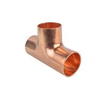 TEE UNION DE COBRE SOLDABLE 1/2