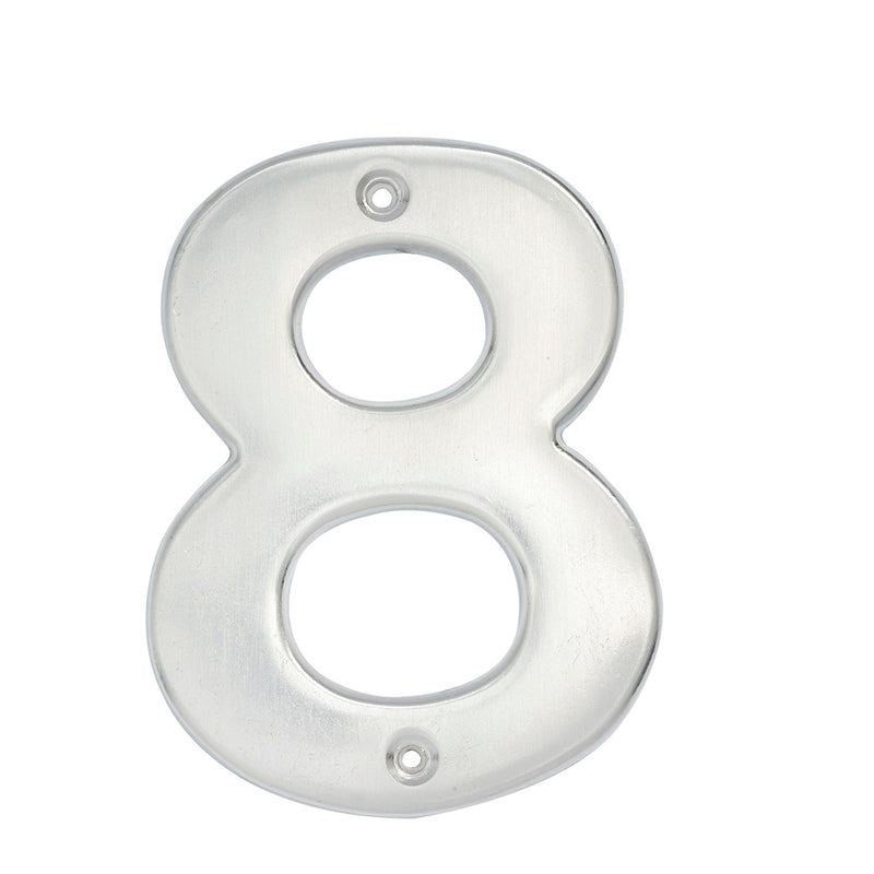 Numero 8 bold 4" sat