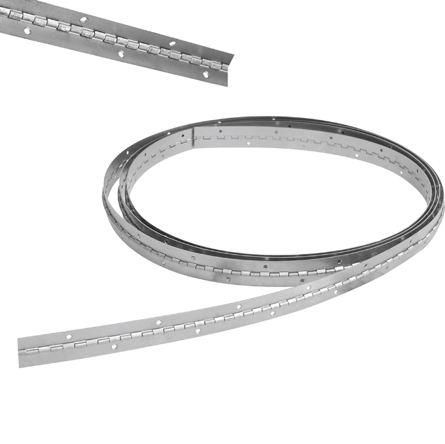 Bisagra piano barrenadas 1" x 1m, natural